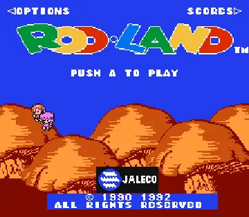 Rodland (Europe) screen shot title